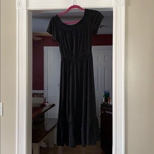 Off the shoulder maxi dress